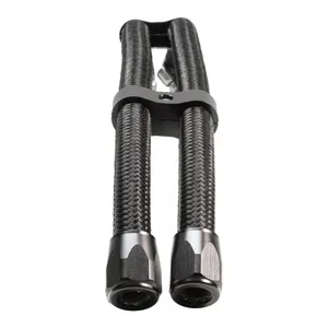 Jagg, kit de mejora de manguera de aceite trenzada de 3/8". Negro <span style="color: red;font-size: 0,5em">- PEDIDO ESPECIAL -</span>