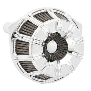 Arlen Ness, Filtro de Aire Invertido de 10 Calibres, Cromado