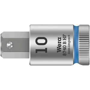 Wera Zyklop 3/8" Bit hexagonal con función de sujeción Métrico