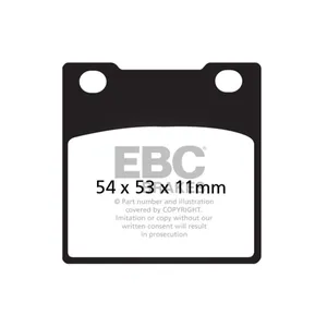 Pastillas de freno EBC V-pad Semi Sintered
