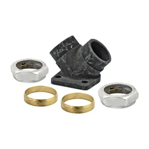 Entrada de tubo con tuercas/anillo de empaquetadura