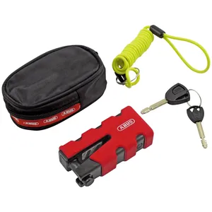 Abus, 77 Granit Sledg 'Grip style' candado de disco. Rojo
