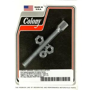 Colony, ajustador de cable de freno delantero. Zinc