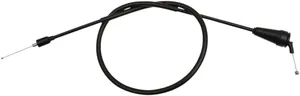 Cable de acelerador con funda de vinilo negro para motocicleta