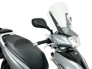 Parabrisas transparente para motocicleta