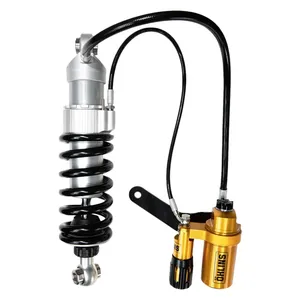 Öhlins, amortiguador STX 46. HD517. Negro, depósito dorado