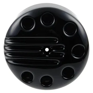 Cult-Werk, tapa del filtro de aire Slotted. Negro brillante
