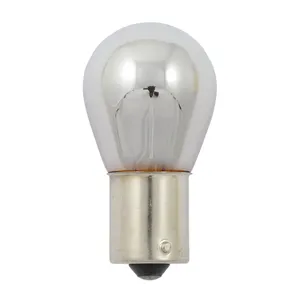 Bombilla #1156. 12v 21w. Vidrio ámbar/cromo