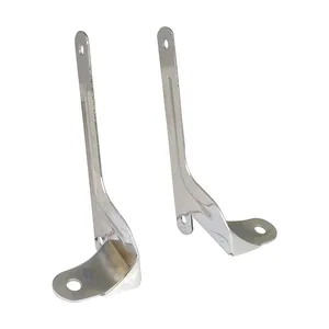 Kit de soporte para faro auxiliar / luz de paso. Cromado
