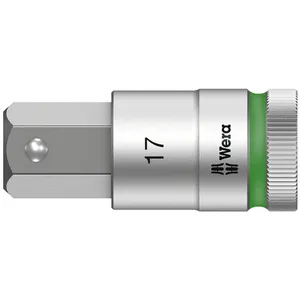 Puntera hexagonal Wera Zyklop 1/2" con función de retención