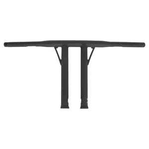 Burly, manillar Folsom de 12". Negro mate