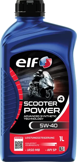 Botella de aceite Scooter 4 Power 5W-40 ADV SYN