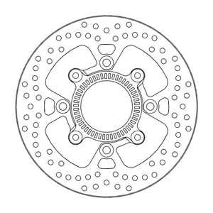Rotor de freno serie Halo de Moto-Master