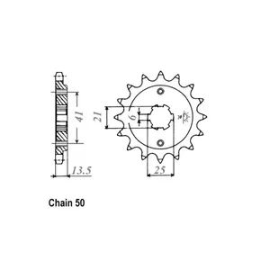 Piñón delantero JT 286.15