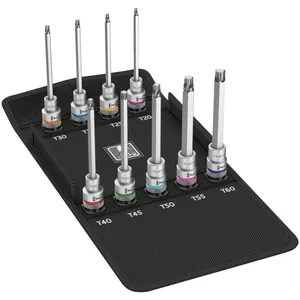 Juego de puntas de vaso Torx® extendidas Wera Zyklop de 1/2"
