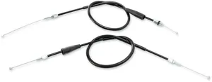 Cable de acelerador con funda de vinilo negro para motocicleta