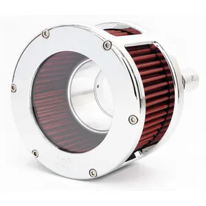 Feuling, BA Race Series Filtro de Aire, Cromo. Cubierta transparente <span style="color: red;font-size: 0,5em">- PEDIDO ESPECIAL -</span>
