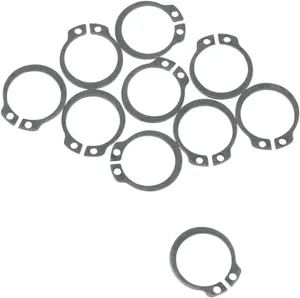Kit de anilha/anel de retenção de eixo secundário - Anilha O-RING com anel elástico