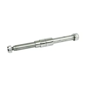 Kit de eje delantero Springer, 3/4". Cromado