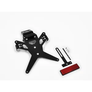 Soporte de matrícula Zieger X-Line negro