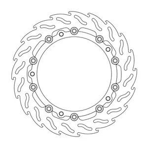 Rotor de freno flotante serie Flame de Moto-Master