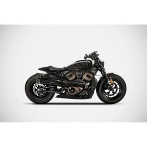 Zard, sistema de escape Sportster S GT. Negro mate