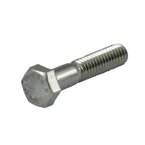 5/16-18 x 1 1/2 pulgada tornillo hexagonal acero inoxidable