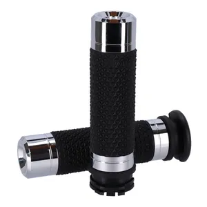 Empuñaduras Avon, K25 push-pull. Cromo negro