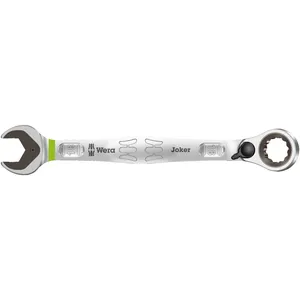 Llave de carraca Wera Joker con interruptor, boca abierta/cerrada - Métrica 18