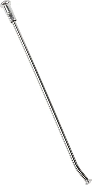 Par de radios de acero cromados brillantes para rueda de motocicleta