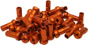 Pack de 5 niples de rayo MX1 de aluminio billet negro