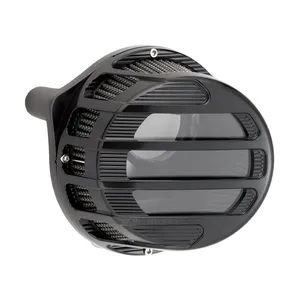 Arlen Ness, conjunto de filtro de aire Sidekick. Negro