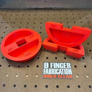 9Finger Fabrication, juego de tapones de agujero para cárter de motor M8