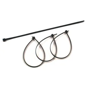 MCS, bridas para cables. 10.75" (27.5cm). Negro