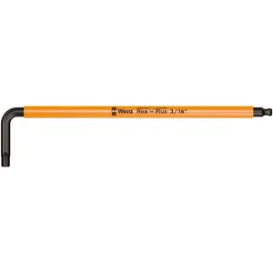 Llave Allen Wera multicolor naranja brillante - Tallas US 3/16"