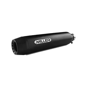 Miller, silenciador Slip-On Yukon. Euro 5+. Negro