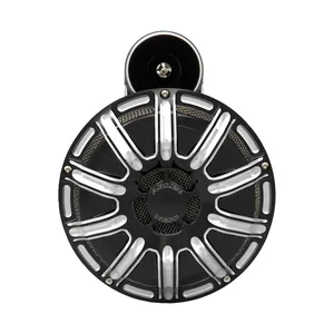 Arlen Ness, kit de cuernos de aluminio, 10-Gauge. Negro CC <span style="color: red;font-size: 0,5em">- PEDIDO ESPECIAL -</span>