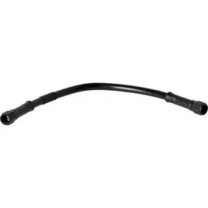 Kit de mangueras de freno Goodridge de acero inoxidable con recubrimiento negro, 49" de largo