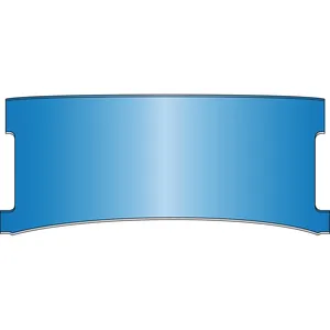 National Cycle, ventanilla inferior ajustable de repuesto (estilo D). Azul