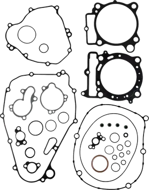 Kit de juntas completo para motor Harley-Davidson sobre fondo blanco