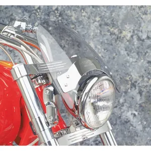 Parabrisas National Cycle® LS LS tinte claro, cromo