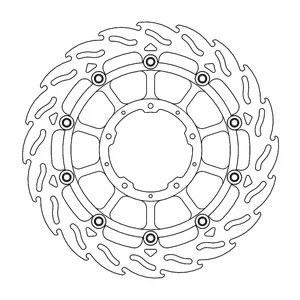 Rotor de freno flotante serie Flame de Moto-Master