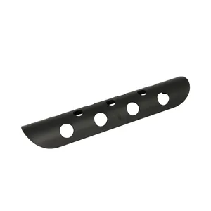Protector térmico universal con huecos de bala de 10" de largo negro