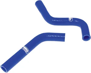 Radiator hose kit - blue silicone tubes