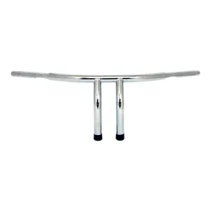 Barra de dirección Fat de 1-1/4", elevación de 10", cromado