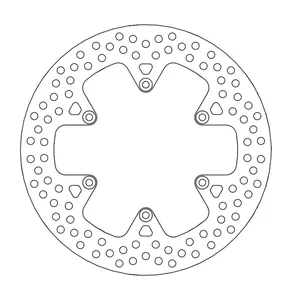 Rotor de freno serie Halo de Moto-Master