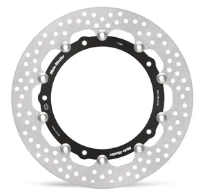 Disco de freno flotante Racing de la serie Halo con perforaciones y ranuras de ventilación