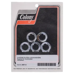Arandelas de seguridad Colony 1/2" cromadas