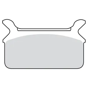 Juego de pastillas de freno traseras para disco de motocicleta