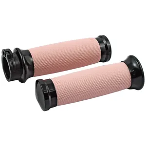 Empuñaduras Avon Custom Contour, anodizado negro/rosa